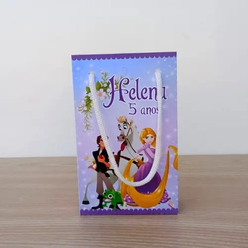 Sacolinha Enrolados Rapunzel Personalizadas P