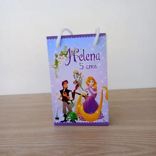 Sacolinha Enrolados Rapunzel Personalizadas P