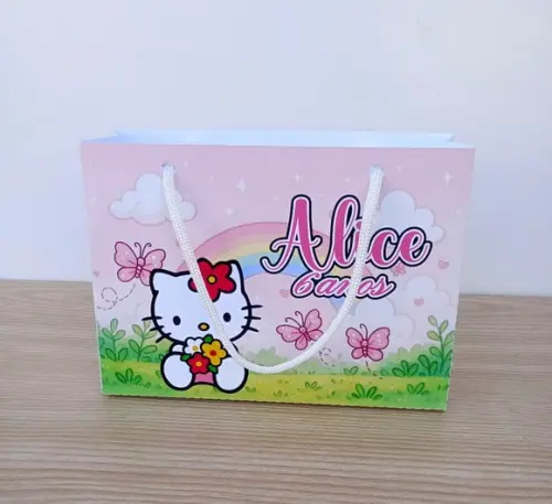 Sacolinha Hello Kitty Personalizadas m