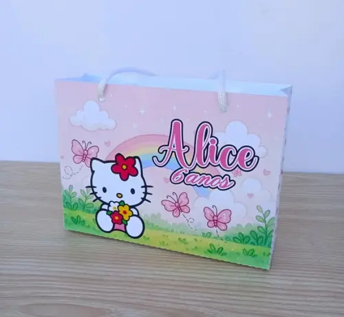 Sacolinha Hello Kitty Personalizadas m