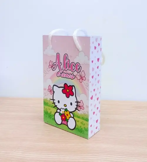 Sacolinha Hello Kitty Personalizadas P