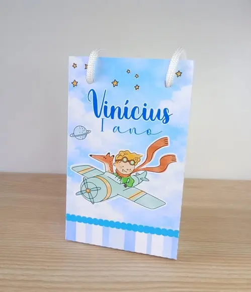 Sacolinha Pequeno Príncipe Personalizada P