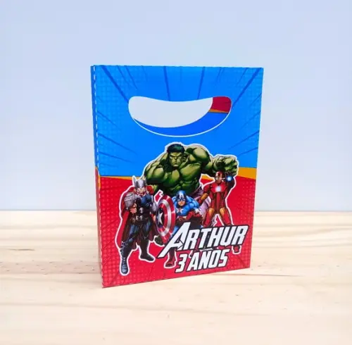 Sacolinha Personalizada Vingadores