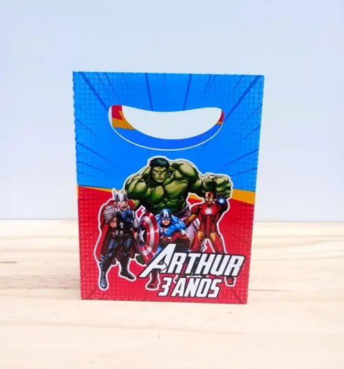 Sacolinha Personalizada Vingadores