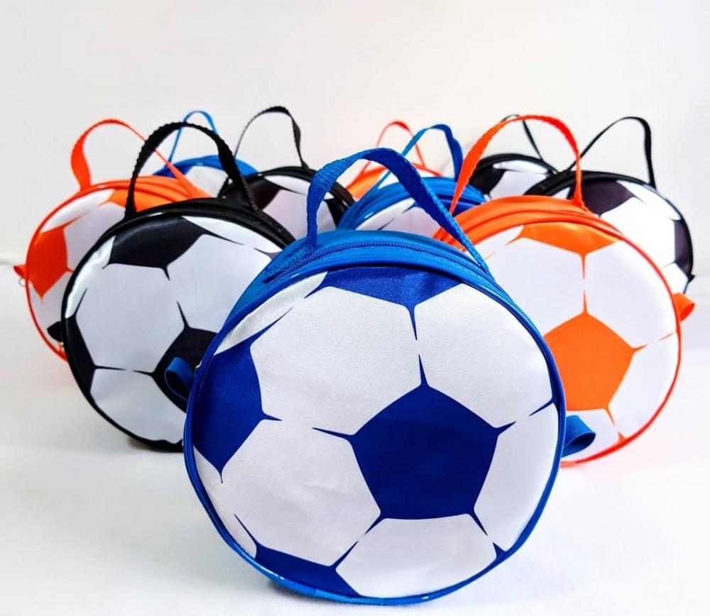 Bolsa Personalizada Bola de Futebol - lembrancinha de aniversario