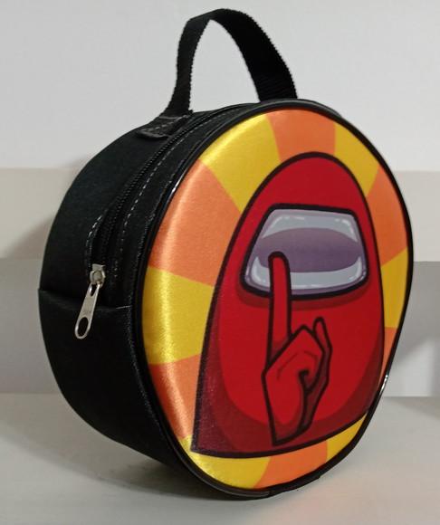 Bolsa Redonda Among Us 19x19x7
