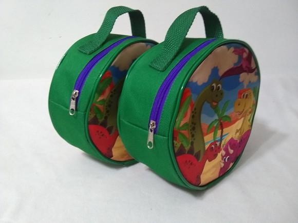 Bolsa Redonda Dinossauro 19x19x7