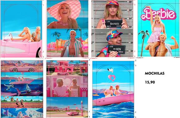 Bolsa Redonda Personalizada Barbie
