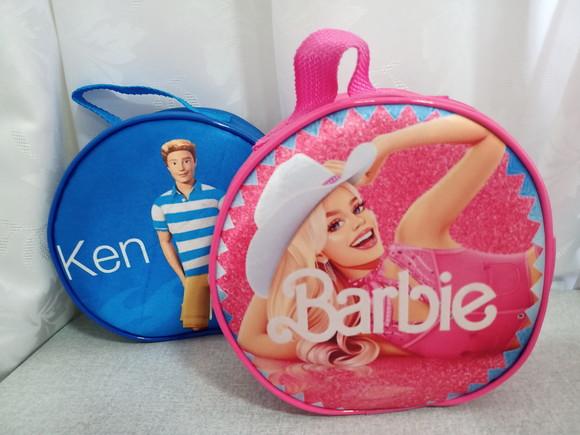 Bolsa Redonda Personalizada Barbie