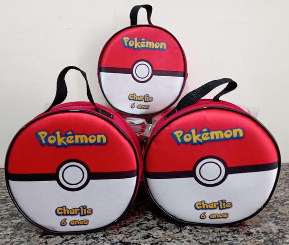 Bolsa Redonda Pokebola 19x19x7