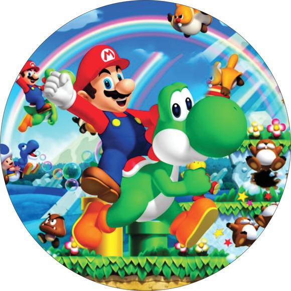 Bolsa Redonda Personalizada Super Mario Bros