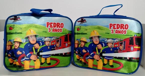 Bolsa Retangular Personalizada Bombeiro Sam