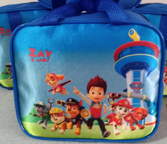 Bolsa Retangular Personalizada Patrulha Canina