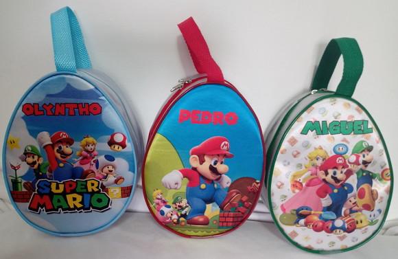 Bolsinha Oval Super Mário Bross