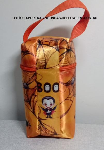 Estojo para Lápis de Cor Helloween - Brinde/lembrancinhas