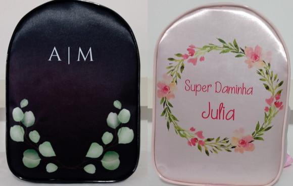 Mochila em Sarja Personalizada Pajens e Damas