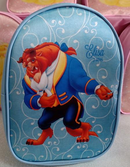 Mochila Personalizada a Bela e a Fera