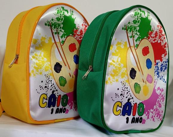 Mochila Personalizada Aquarela