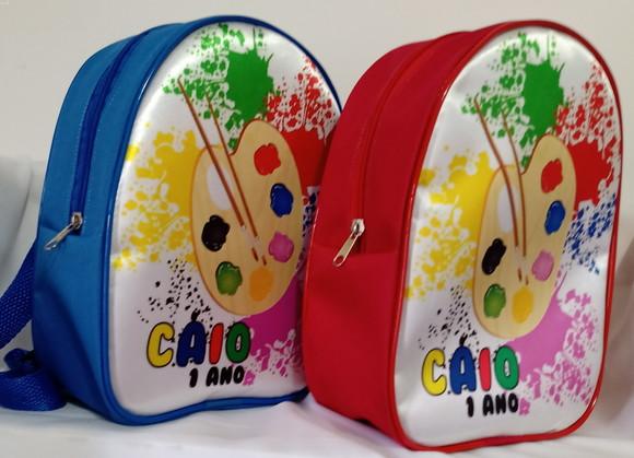 Mochila Personalizada Aquarela