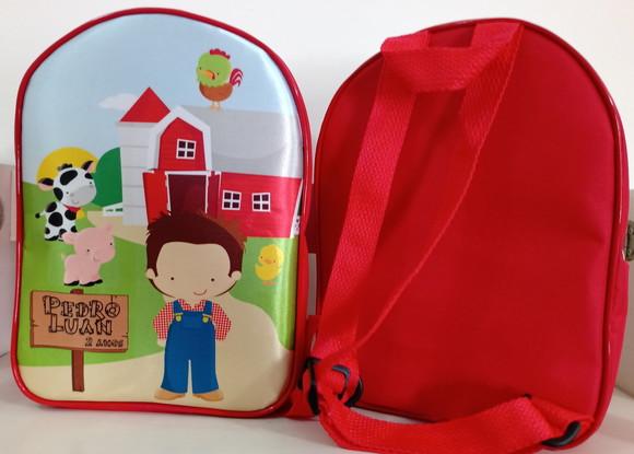 Mochila Personalizada Fazendinha