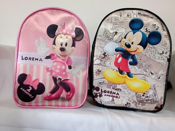 Mochila Personalizada Minnie Rosa