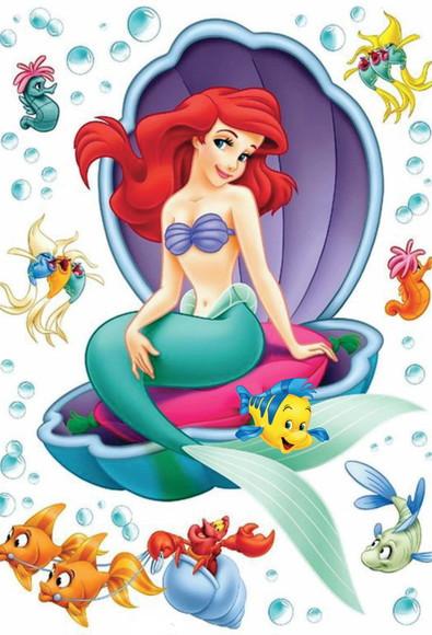 Mochila Personalizada Pequena Sereia - Ariel