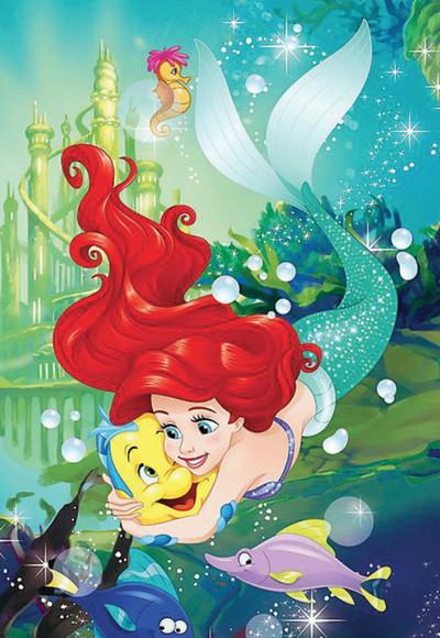 Mochila Personalizada Pequena Sereia - Ariel