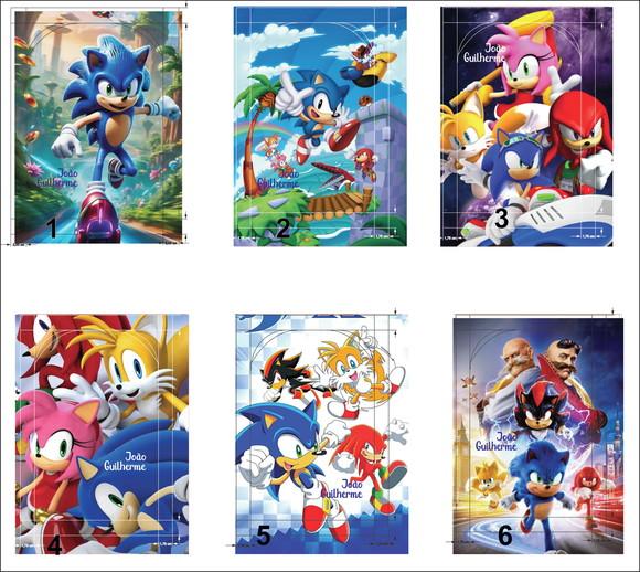 Mochila Personalizada Sonic