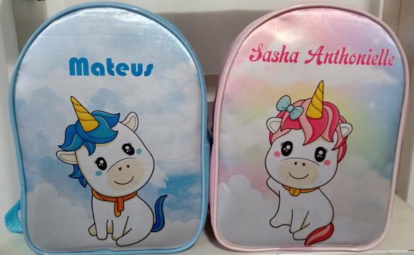 Mochila Personalizada Unicórnio