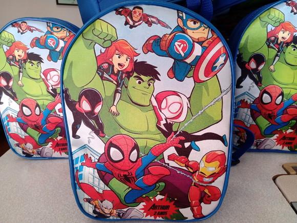 Mochila Personalizada Vingadores Baby