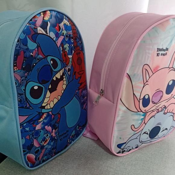 Mochila Stitch e Angel