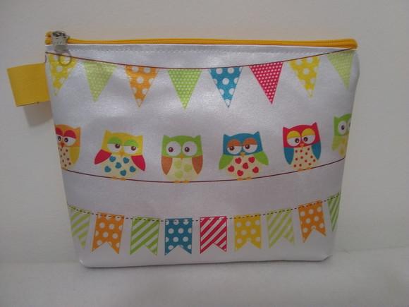Necessaire Coruja de Natal 21x17