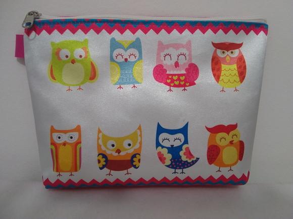Necessaire Coruja de Natal 21x17