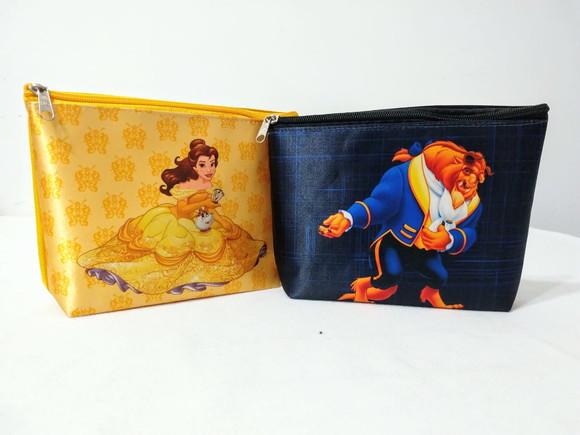 Necessaire Personalizada a Bela e a Fera 21x17