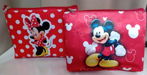 Necessaire Personalizada Minnie e Mickey 21x17