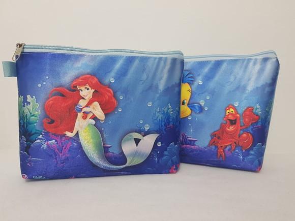 Necessaire Personalizada Pequena Sereia 21x17
