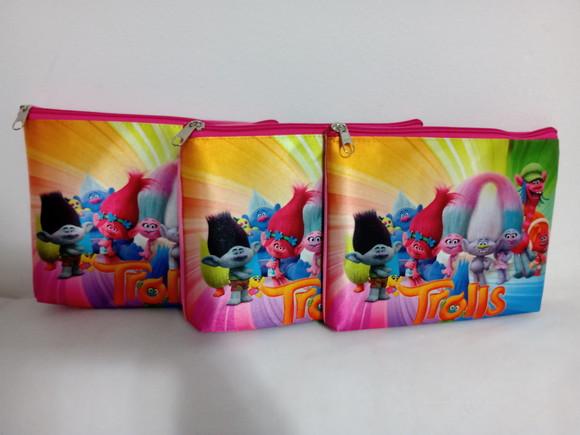 Necessaire Personalizada Trolls 21x17