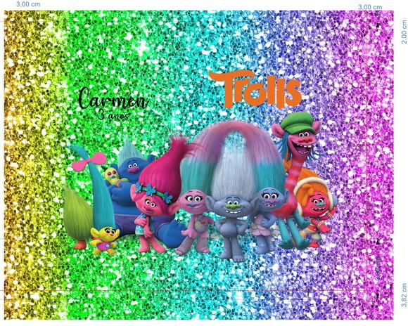 Necessaire Personalizada Trolls 21x17
