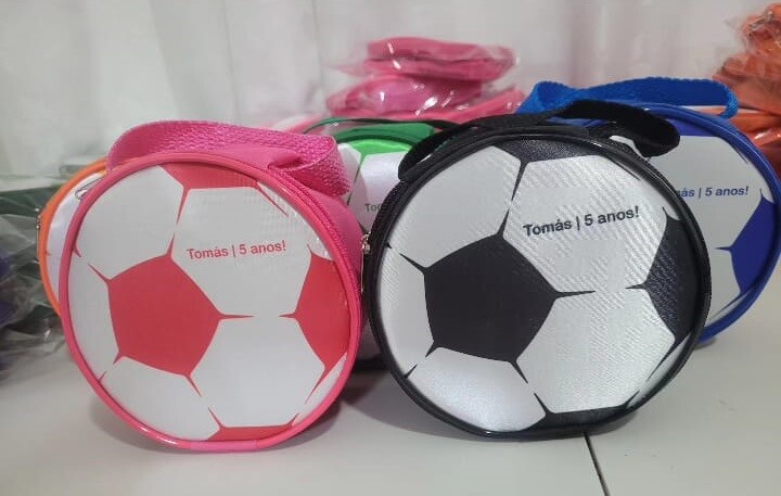 Bolsinha Bola de Futebol Lembrancinha 15x15x8 | Compre Aqui