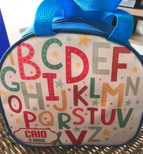 Bolsa Meia Lua Alfabeto
