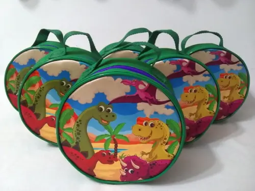 Bolsa Redonda Dinossauro 19x19x7