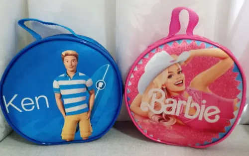 Bolsa Redonda Personalizada Barbie