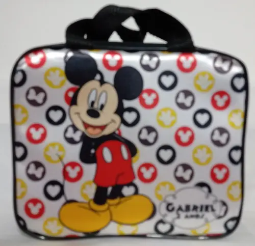Bolsa Retangular Personalizada Mickey e Minnie