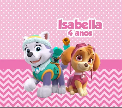 Bolsa Retangular Personalizada Patrulha Canina