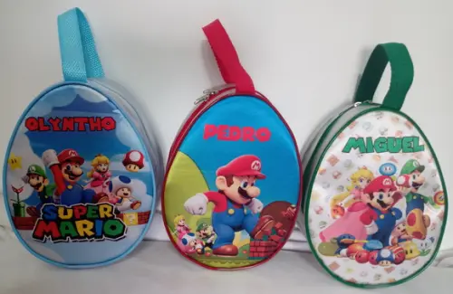 Bolsinha Oval Super Mário Bross