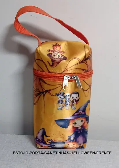 Estojo para Lápis de Cor Helloween - Brinde/lembrancinhas