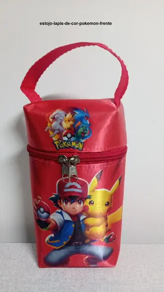 Estojo para Lápis de Cor Pokémon - Brinde/lembrancinhas
