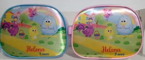 Maxi Necessaire Oval Galinha Pintadinha