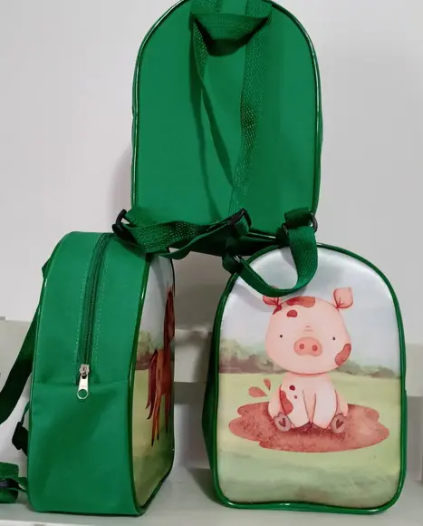 Mochila Fazendinha Aquarela