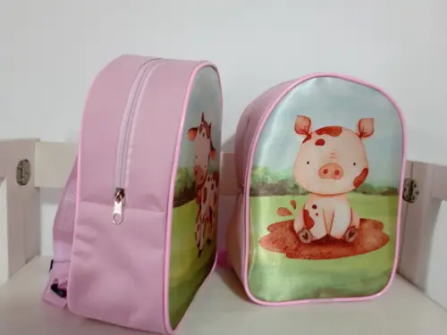 Mochila Fazendinha Aquarela